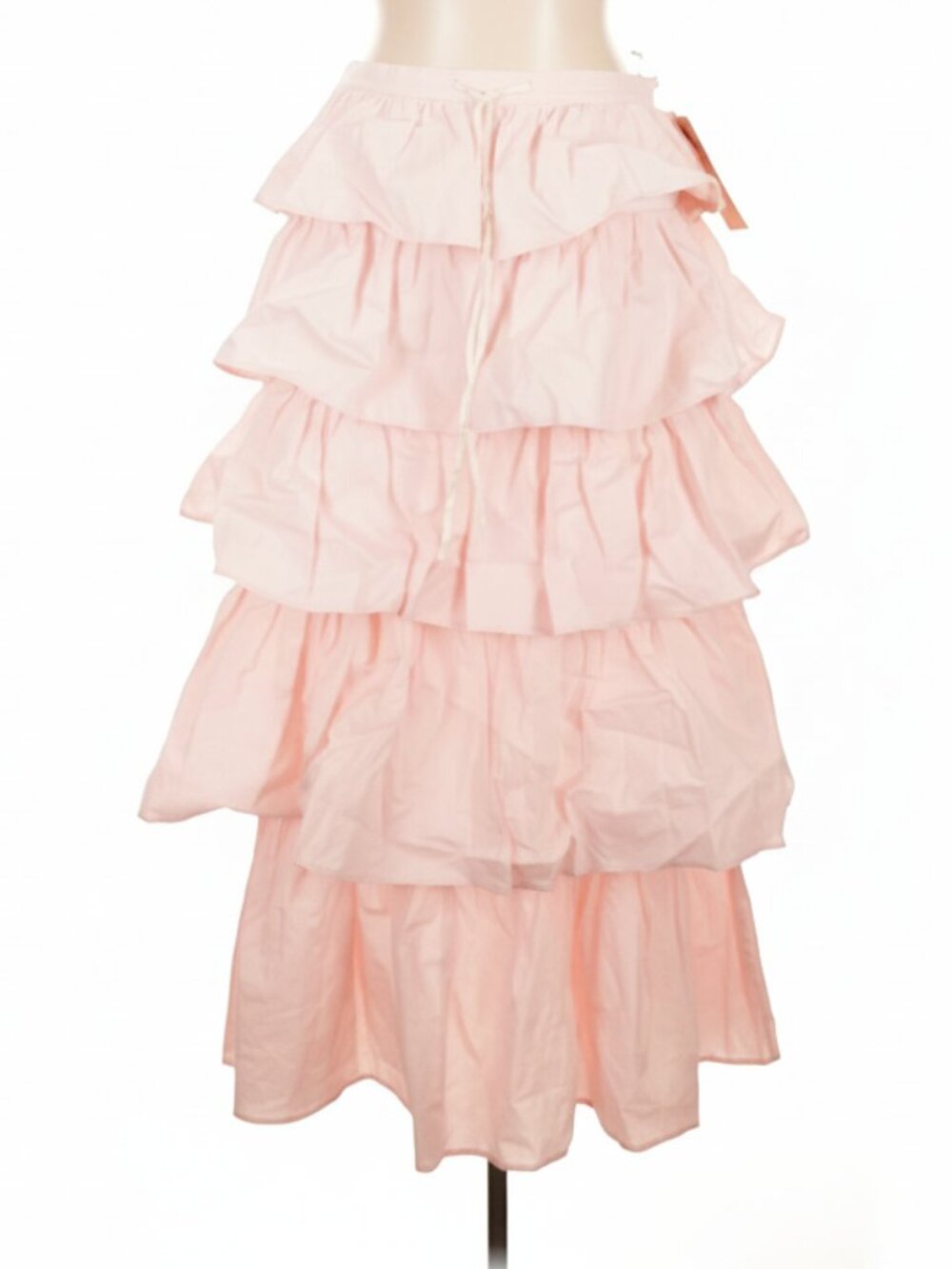 LACEMADE Fleur Poetry pink cotton ruffle skirt - Picture 6 of 10
